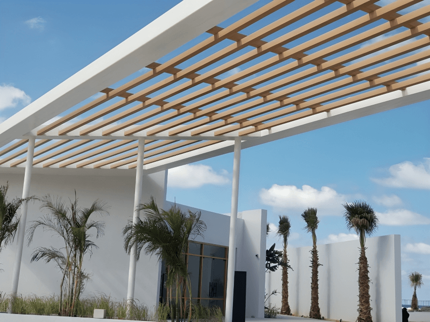 Poolside Luxury Pergola