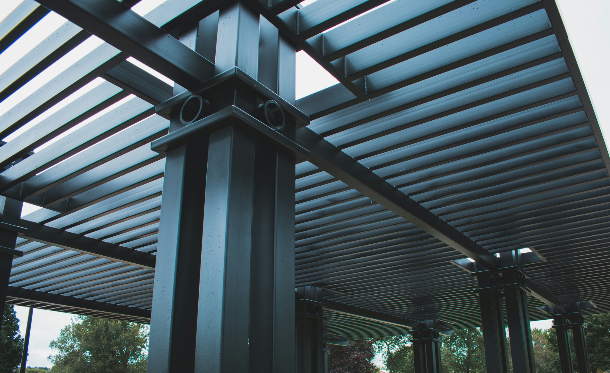 Luxury aluminum pergola systems for outdoor shading in Egypt
